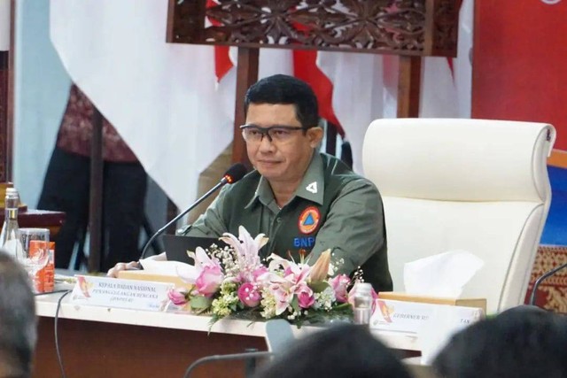 Kepala BNPB RI Suharyanto, Foto : Humas Pemprov Sumsel