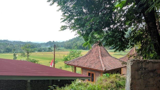 Pemandangan Cottage Dan Pendapa Adipati Kandhadhaha