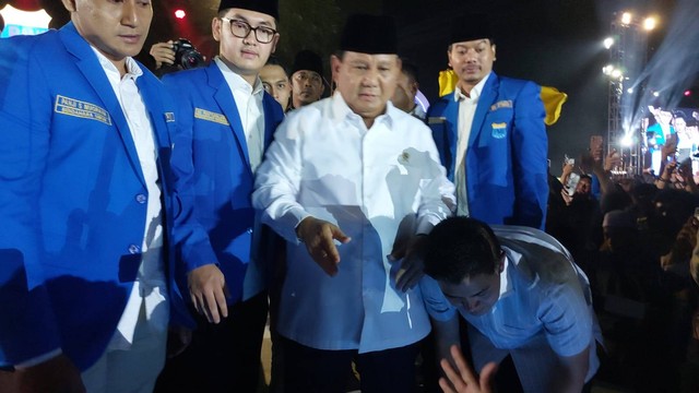 Harlah PMII ke-63, Gibran dan Prabowo di sambut ribuan kader PMII di Solo. Foto: Dok. Istimewa