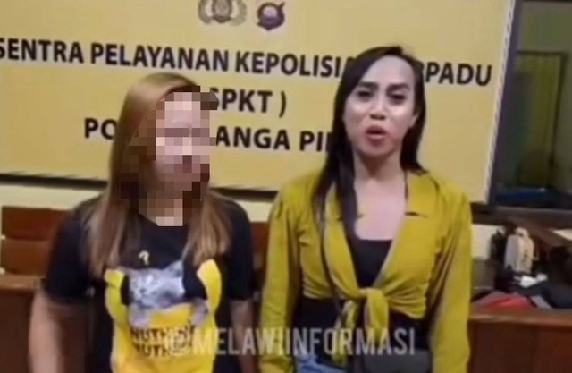 Waria di Melawi meminta maaf ke korban karena menggunakan fotonya untuk profil aplikasi MiChat. Foto: Tangkapan Layar Instagram