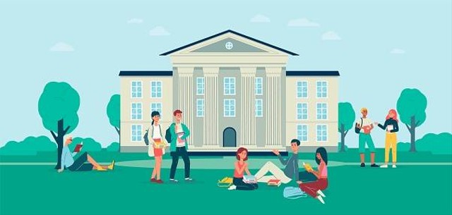 Ilustrasi kampus. Foto: iStock