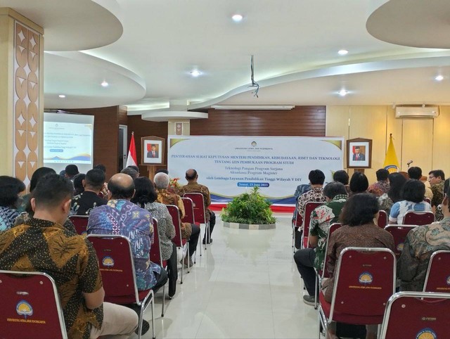 Peresmian program studi baru di Universitas Atma Jaya Yogyakarta (UAJY). Foto: Maria Wulan/Tugu Jogja