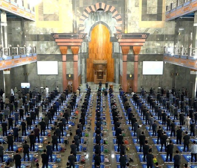 Salat Idul Fitri di Masjid Al-Zaytun. Foto: Instagram/@kepanitiaanalzaytun