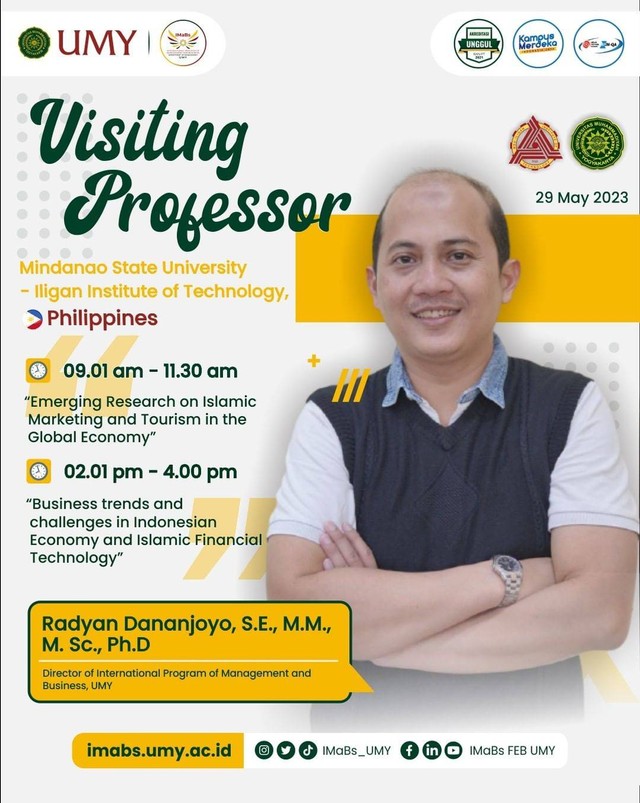 Flyer Visting Profesor. Sumber : IMaBs.