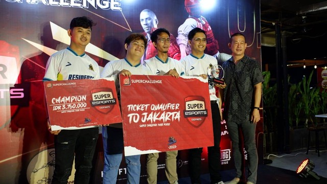 Tim eSport asal Pontianak, ExoG Batosai, menjadi juara Super eSports Series PUBG Mobile Kalbar. Foto: Dok. Istimewa