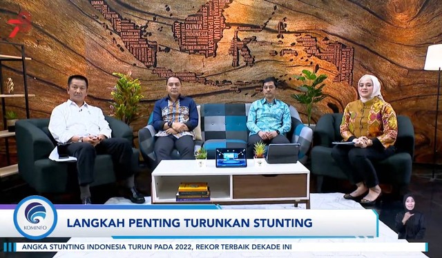 Forum Merdeka Barat (FMB) bertajuk "Langkah Penting Turunkan Stunting" yang digelar secara daring, Senin (26/6)