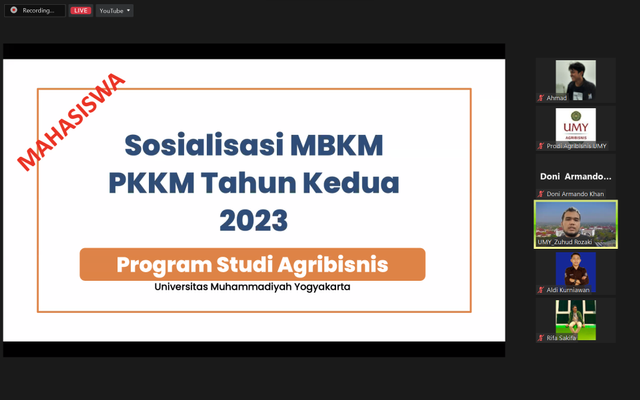 Sumber Pribadi: Sosialisasi MBKM-PKKM 2023