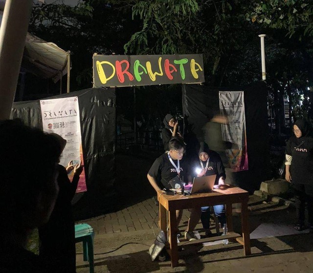 Ilustrasi Teater Media Ekspresi. Dokumen Pribadi.