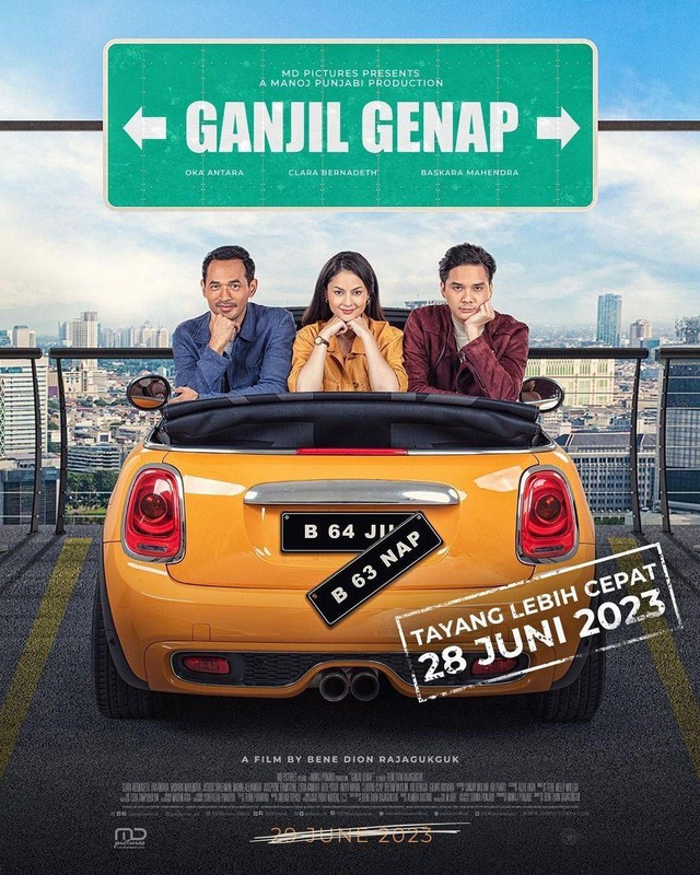 Film Ganjil Genap yang disutradarai Bene Dion.   Foto: Instagram/@bene_dion