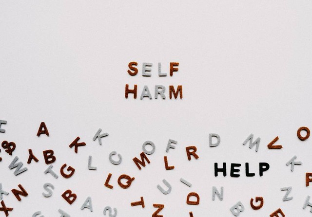 Ilustrasi kata "Selfharm". Sumber : unsplash.com