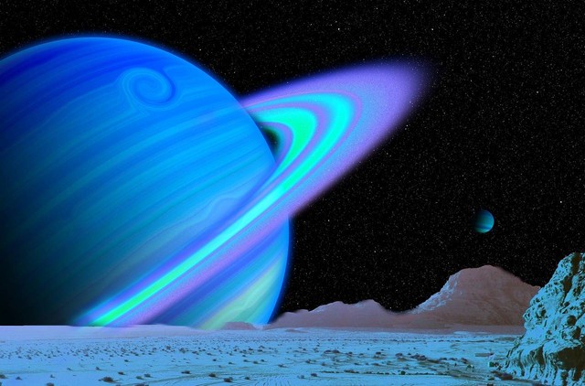 Ilustrasi ciri-ciri planet Uranus, foto: pixabay.com