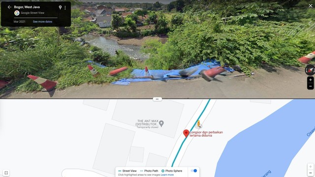 Ilustrasi Cara Melihat Rumah di Google Maps dari Tahun ke Tahun. Foto: Dok. Google