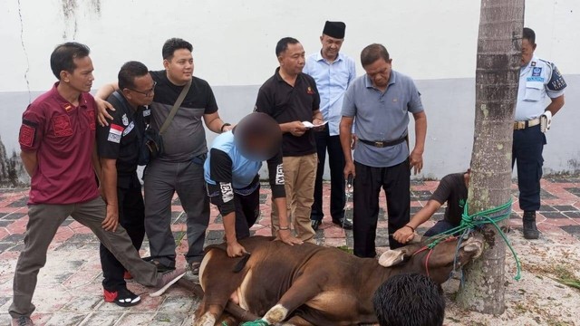Rayakan Idul Adha 1444 H, Rutan Prabumulih Laksanakan Penyembelihan Hewan Qurban