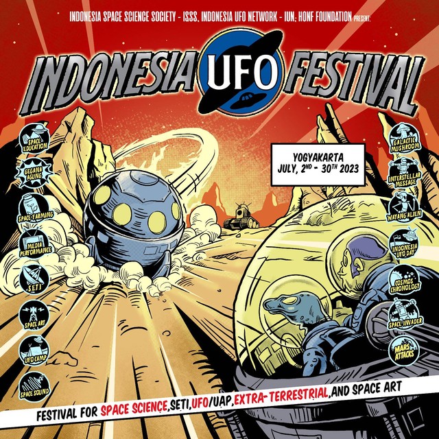 Poster Indoensia UFO Festival 2023. Foto: Dok. ISSS