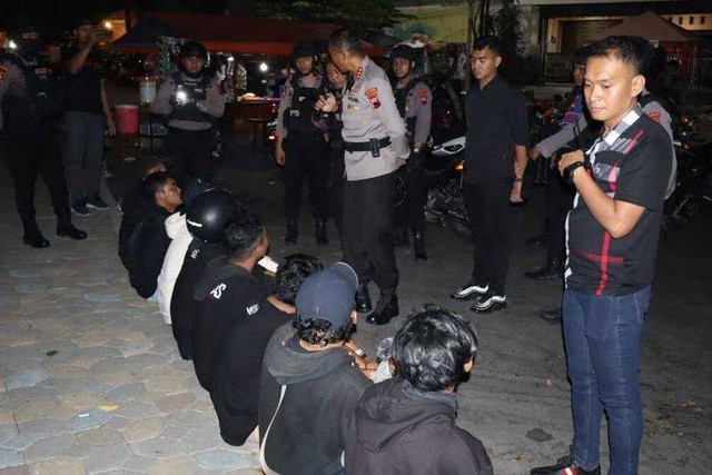 15 suporter persis diamankan polisi. Foto: Dok. Istimewa