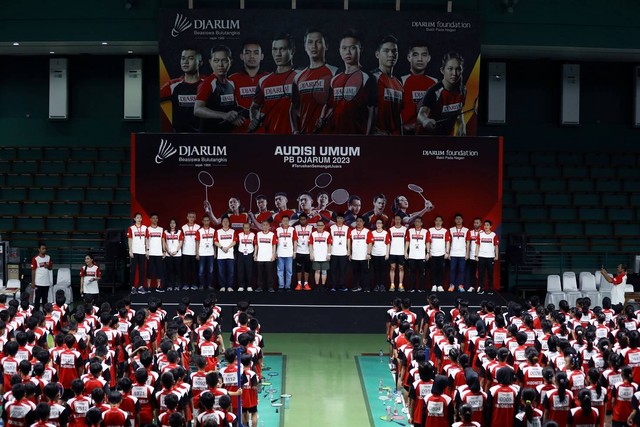 Audisi Umum PB Djarum 2023 mulai bergulir di GOR Djarum, Jati, Kudus.  Foto: Dok. PB Djarum