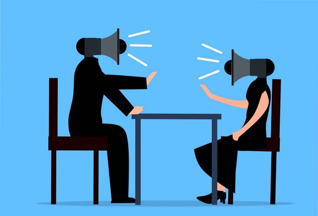 Ilustrasi Gambar Argumen, Keras, Diskusi. (Sumber: https://pixabay.com/id/vectors/argumen-keras-diskusi-konflik-6080057/)