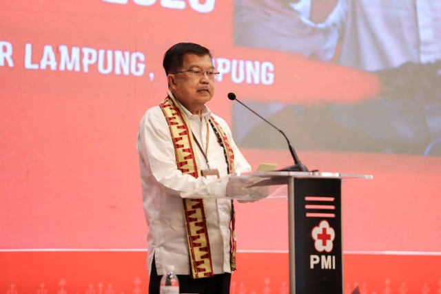 Buka Mukernas PMI Tahun 2023 di Lampung, Ini Pesan Ketua PMI Pusat Jusuf Kalla (1)