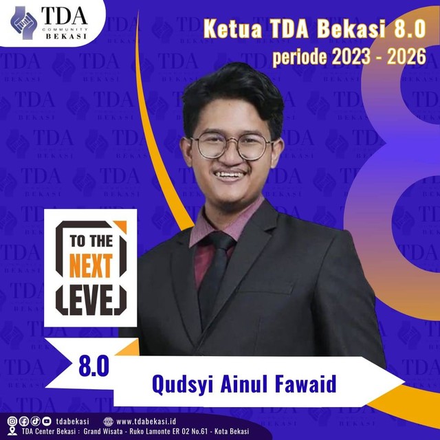 Qudsi Ainul Fawaid, Ketua TDA Bekasi 8.0 (2023-2026)