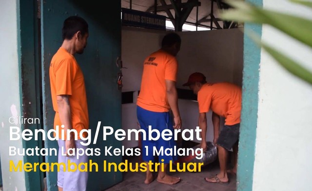  Bending Karya WBP Lapas Kelas I Malang Diorder Industri dari Jakarta (sumber:lapasmalang)