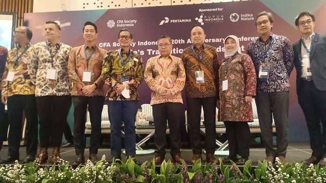 CFA Society Indonesia 20th Anniversary Conference di Hotel Le Meridien, Jakarta, Kamis (6/7/2023). Foto: Ghinaa Rahmatika/kumparan