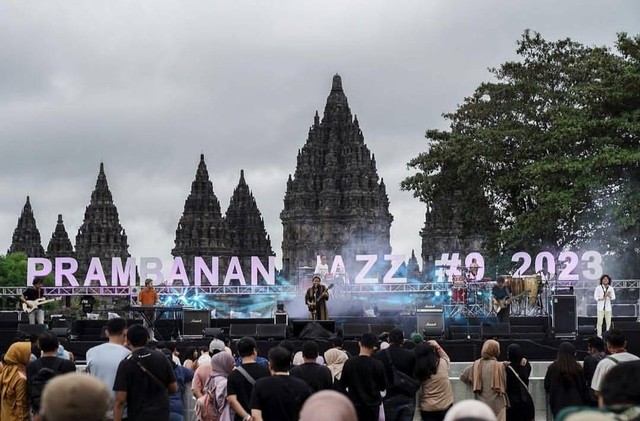 Penampilan Pusakata di Prambanan Jazz Festival (PJF) 2023, Jumat (7/7). Foto: Prambanan Jazz