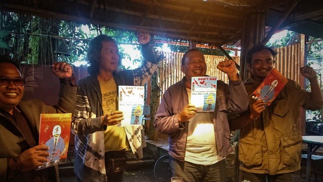 Acara diskusi dan peluncuran buletin 'Dont Gas' di Denpasar, Bali, Jumat (7/7/2023) - WIB