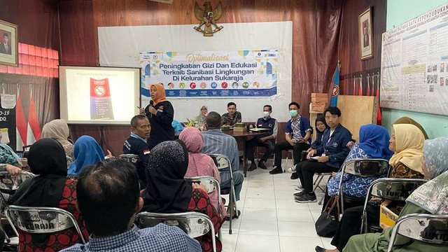 Penyampaian materi saintasi dari Dinas Kesehatan Kota Bandung (Foto:dokumentasi pribadi)