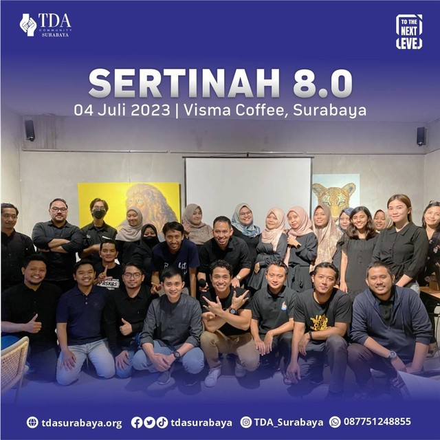 TDA Surabaya Sertinah, Pengurus Baru Terus Bertumbuh To The Next Level