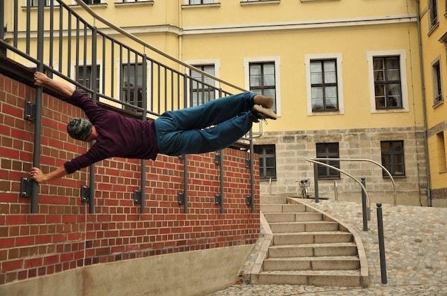 Ilustrasi parkour adalah. Sumber: pexels.com/Pixabay