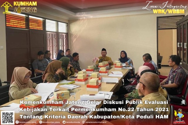 Kemenkumham Jateng Gelar Diskusi Publik Evaluasi Kebijakan Terkait ...