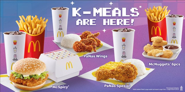 McD x NewJeans launching menu kolaborasi dengan desain kemasan spesial (12/7/23). Foto: McD Indonesia