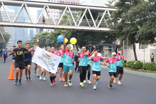 Acara Fun Run bersama teman kumparan Running Club. Foto: kumparan