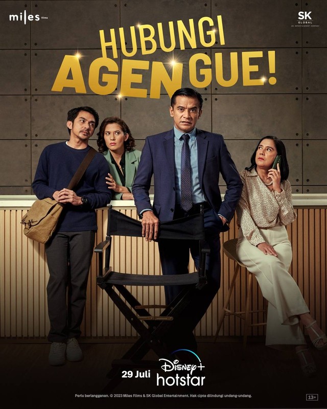 Poster serial Hubungi Agen Gue. Foto: Disney+Hotstar