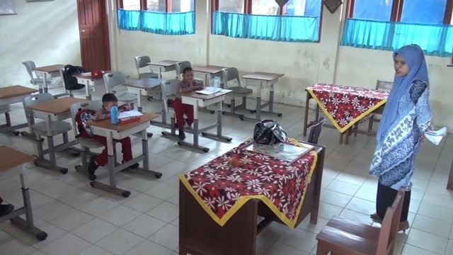 SD Negeri 23 Lokong Padang hanya punya 2 siswa peserta didik baru. Foto: Dok. Istimewa