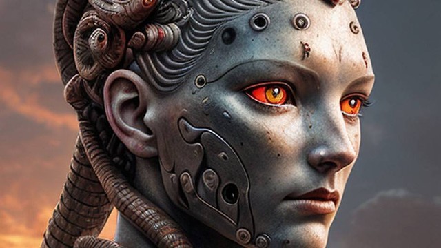 Ilustrasi Robot Artificial Intelligence Mitologi Yunani Kuno (sumber : https://pixabay.com/illustrations/ai-generated-android-robotics-7986711/)