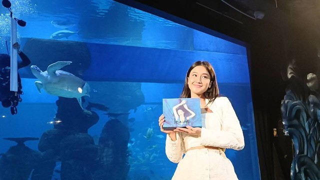 Keisya Levronka rilis album perdana, Jakarta Aquarium, Jakarta Barat, Kamis (11/5/2023). Foto: Giovannikumparan.jpg