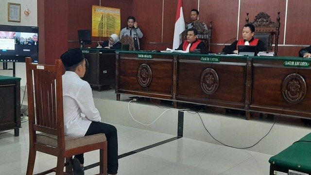 Sidang vonis Revenge Porn Pandeglang. Foto: Dok. Istimewa