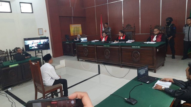 Sidang vonis Revenge Porn Pandeglang. Foto: Dok. Istimewa