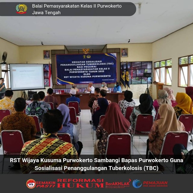 RST Wijaya Kusuma Purwokerto Sambangi Bapas guna Sosialisasi Penanggulangan TBC