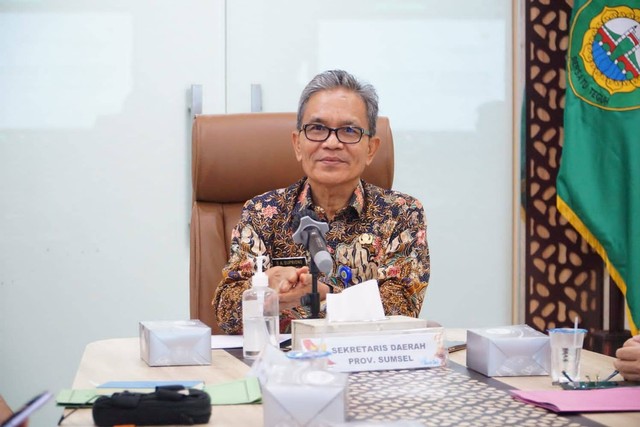 Sekda Pemprov Sumsel, Supriono SA, Foto : Humas Pemprov Sumsel