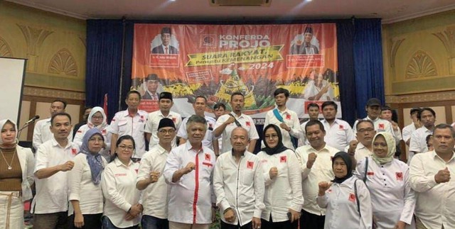 Konferda DPD Projo Jawa Barat di Kota Bandung pada Minggu (9/7/2023). Foto : Istimewa