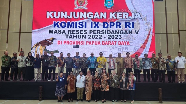 Komisi IX DPR RI melakukan kunjungan kerja ke Papua Barat Dayat . Dok Istimewa