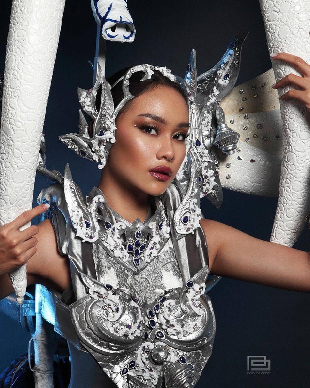 Yasinta Aurellia Kenakan Kostum Gajah Way Kambas di Miss Supranational 2023. Foto: Instagram/@officialputeriindonesia