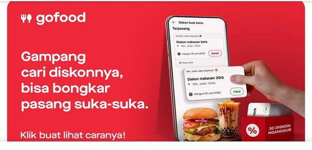 Cara Dapatkan Promo GoFood, Foto: Tangkapan Layar Penulis dari laman www.gojek.com