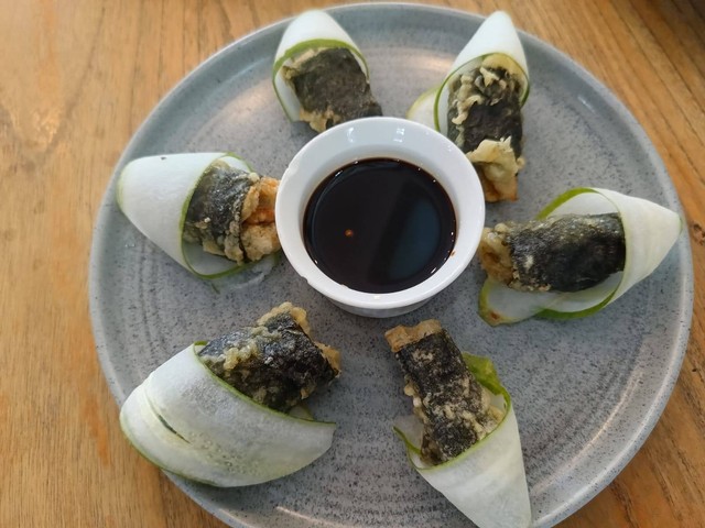 Tampilan Pempek Nori Tempura, Foto : Istimewa