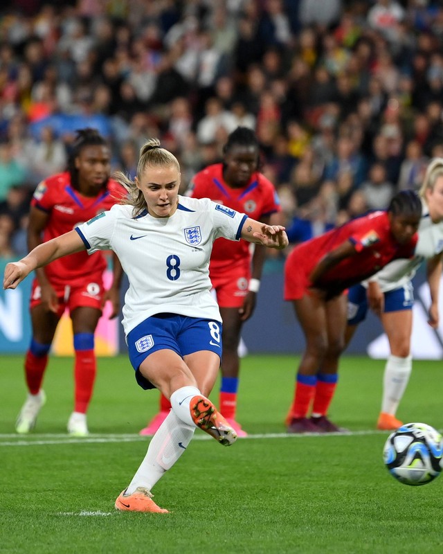 Georgia Stanway saat Inggris vs Haiti di Piala Dunia Wanita 2023. Foto: twitter @FIFAWWC Foto: Dok. Istimewa