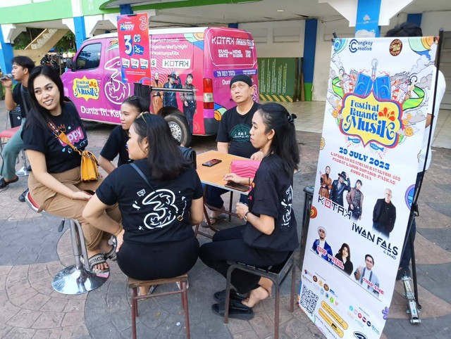 Tri (3) dukung Festival Ruang Musik yang akan diselenggarakan di Lapangan Ksatrian Batalyon 465 Pasgat Lanud Supadio, Kubu Raya pada 29 Juli 2023 mendatang. Foto: Dok. Istimewa