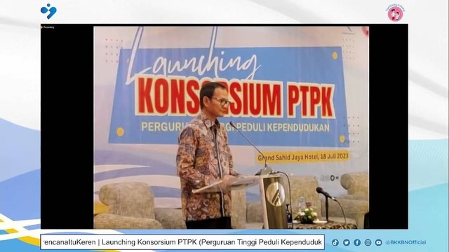 BKKBN Resmikan Konsorsium PTPK, IPB Ikut Terlibat Atasi Isu Kependudukan