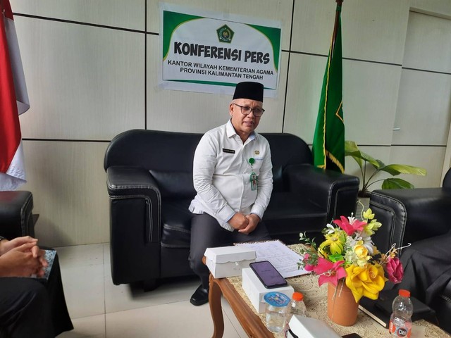 Hardi/BERITA SAMPIT - Kepala Kantor Wilayah (Kakanwil) Kemenag Kalteng Noor Fahmi